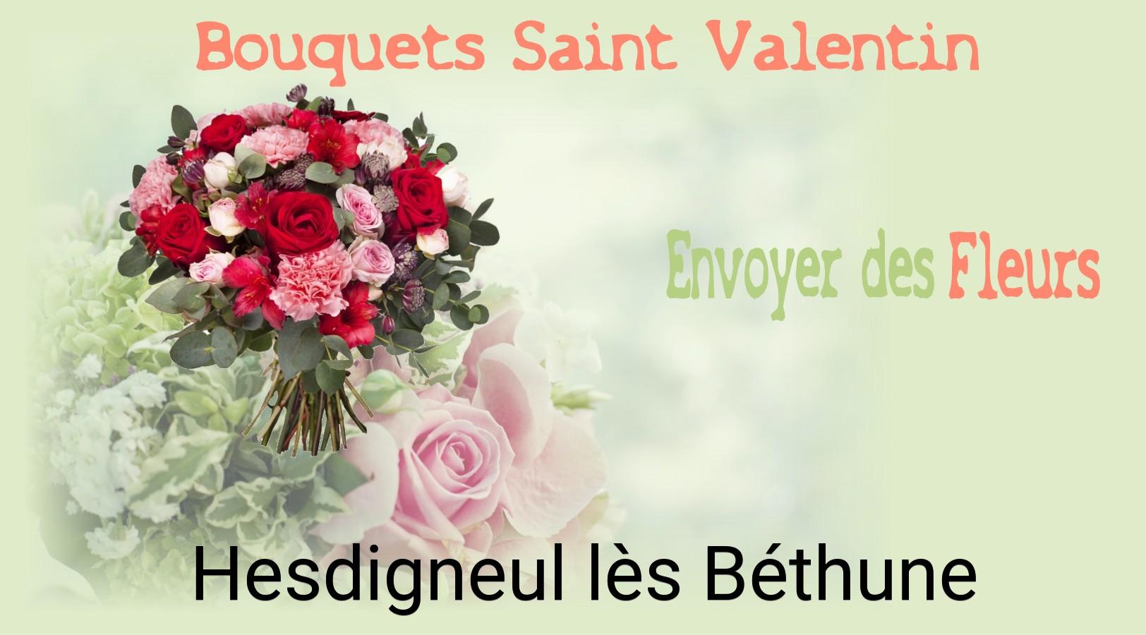 Roses de Saint-Valentin livrées à Hesdigneul-lès-Béthune